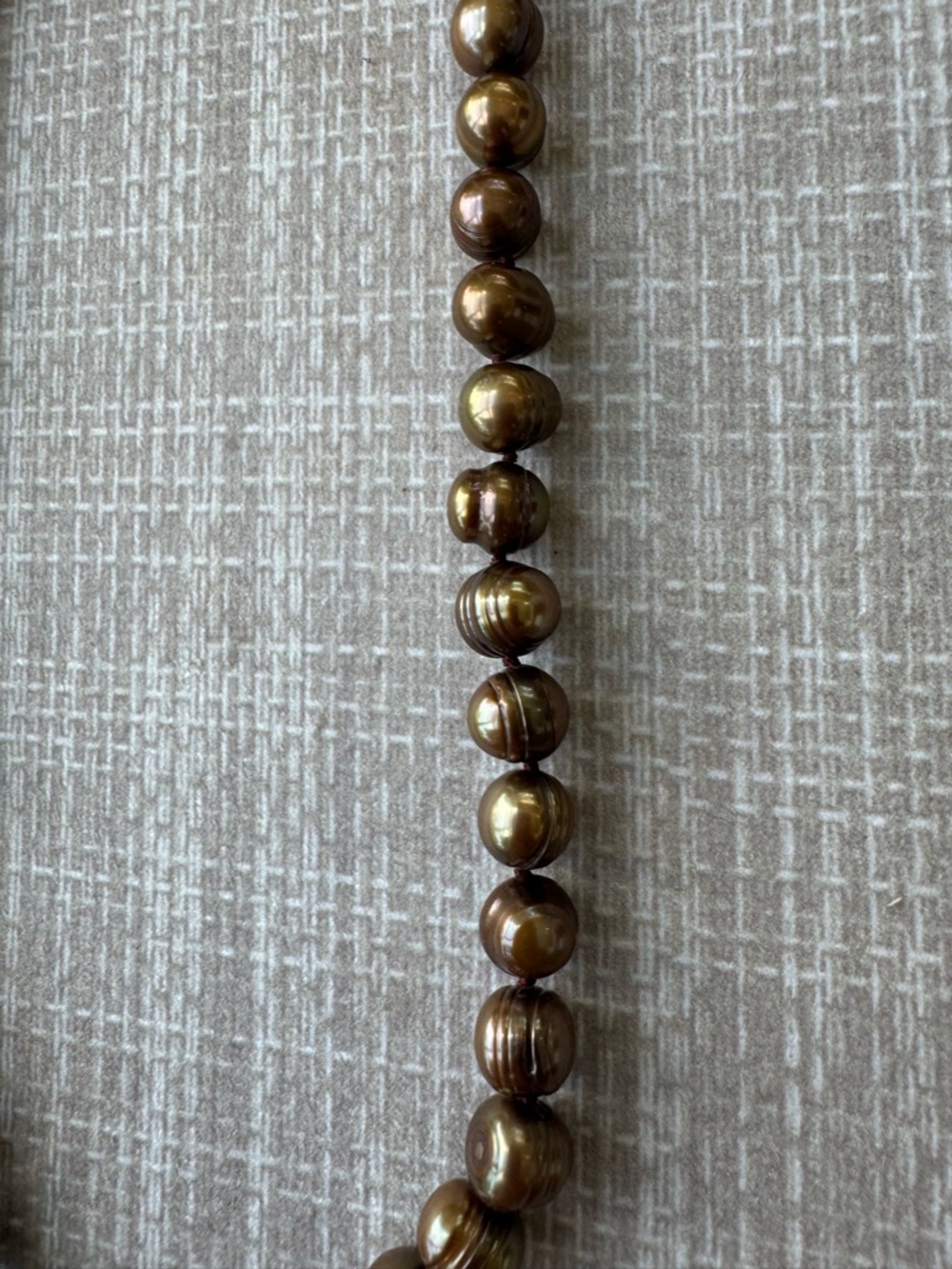 NWOT Tuckernuck Toasted Brown Baroque Pearl Necklace - Picture 5 of 7